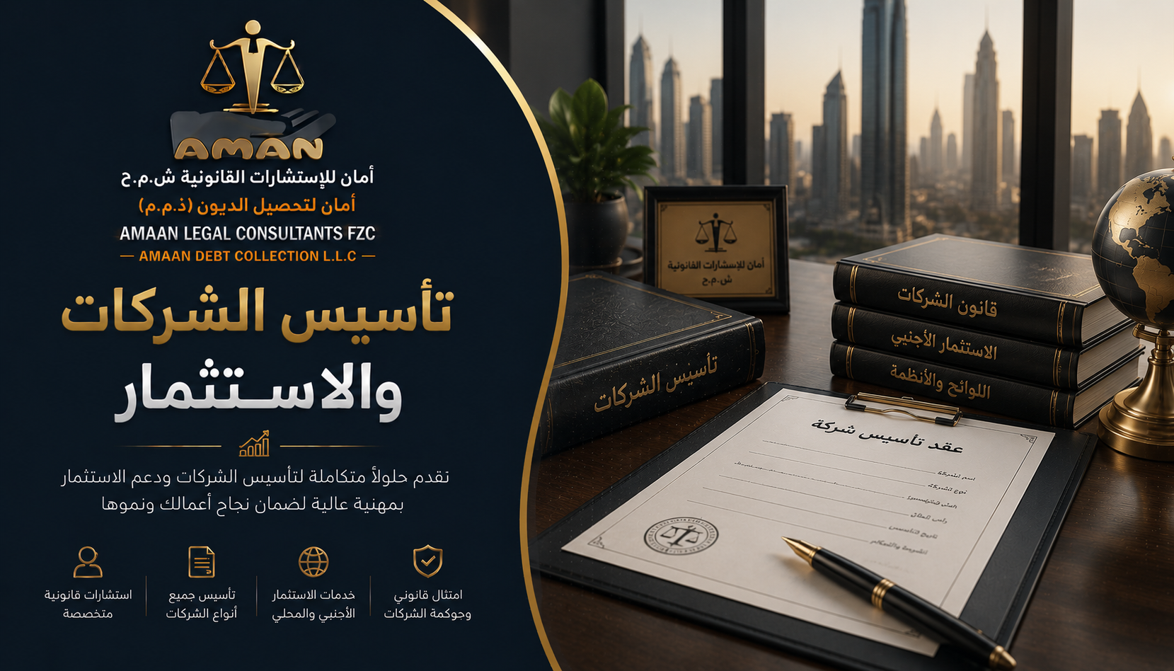 تأسيس الشركات والاستثمار